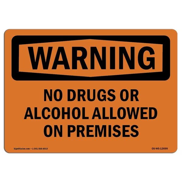 Safety Sign, OSHA WARNING, 7